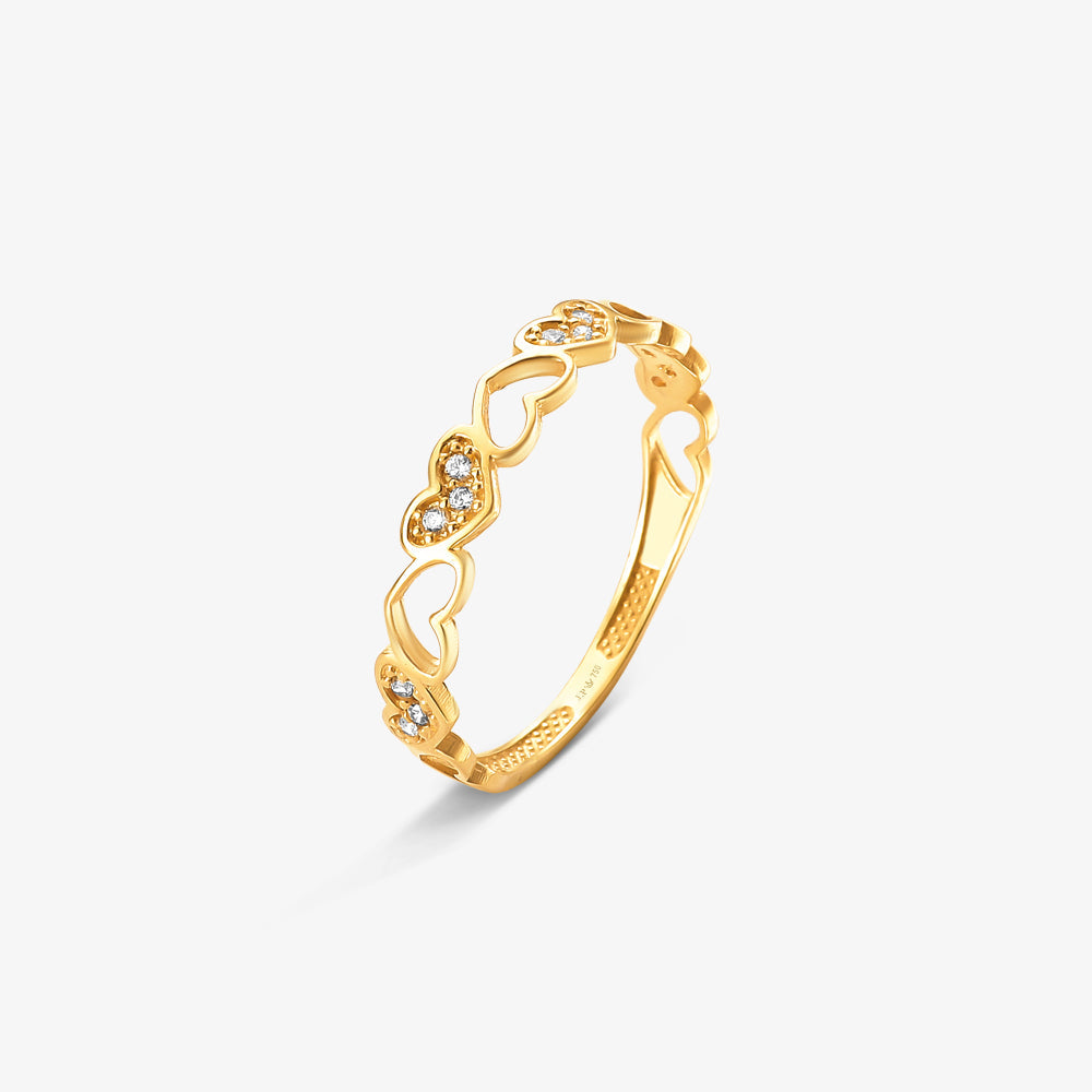 Anel For Love em Ouro Amarelo 18K