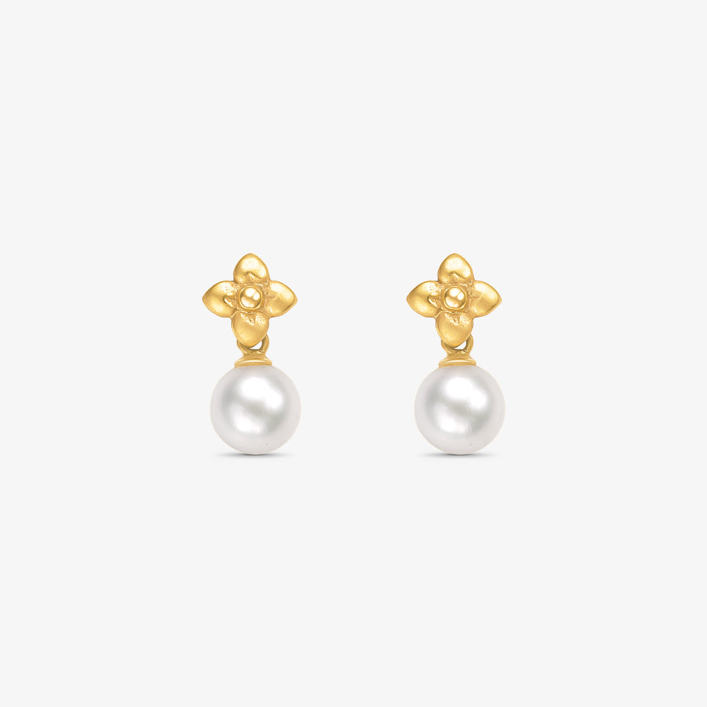 Brinco Pérola em Ouro Amarelo 18K
