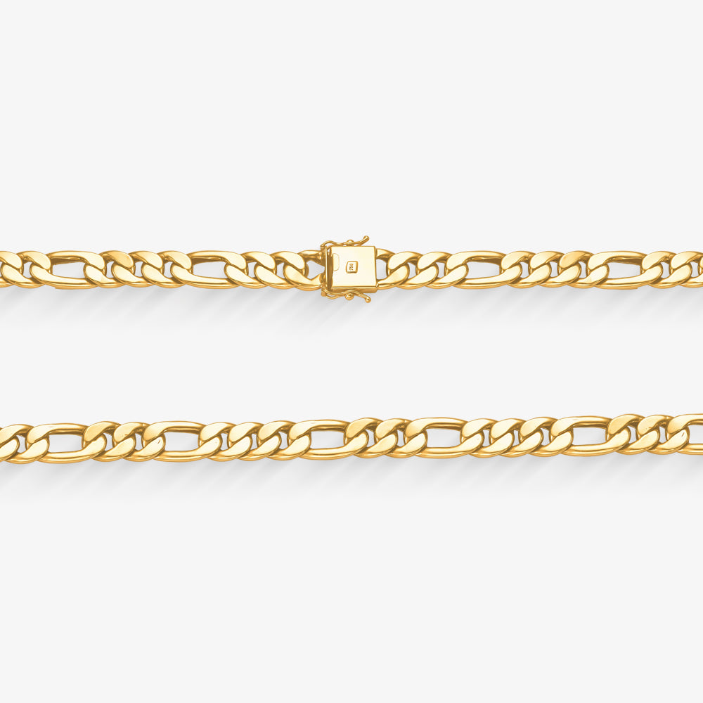 Corrente Grumet 3x1 em Ouro Amarelo 18K, 60cm