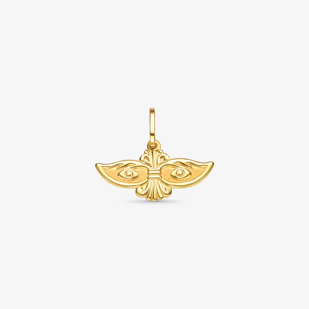 Pingente Olho de Santa Luzia em Ouro Amarelo 18K