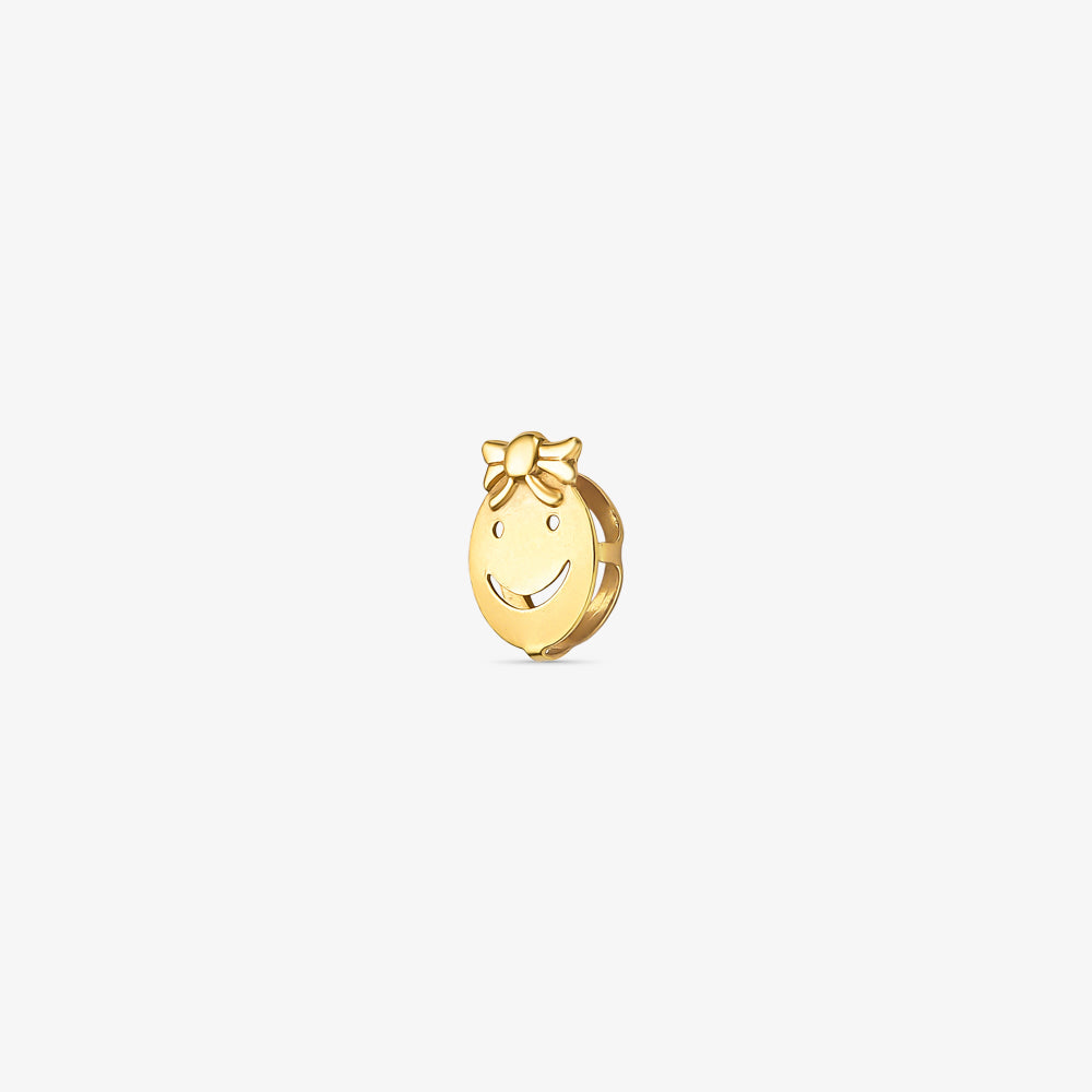 Pingente Menina Smille em Ouro Amarelo 18K