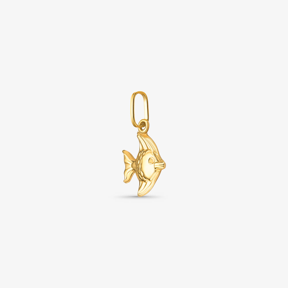 Pingente Peixe em Ouro Amarelo 18K