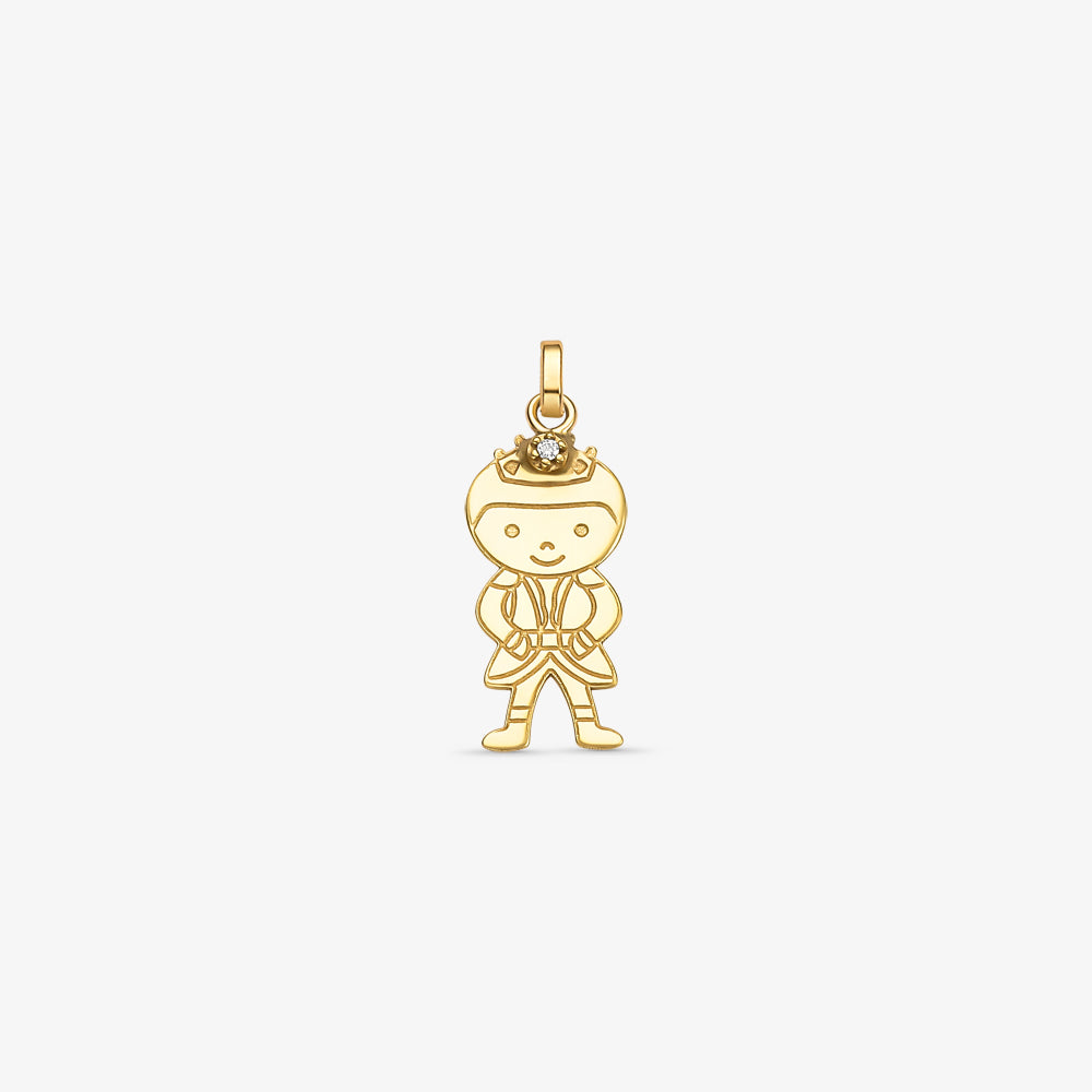Pingente Pequeno Príncipe em Ouro Amarelo 18K