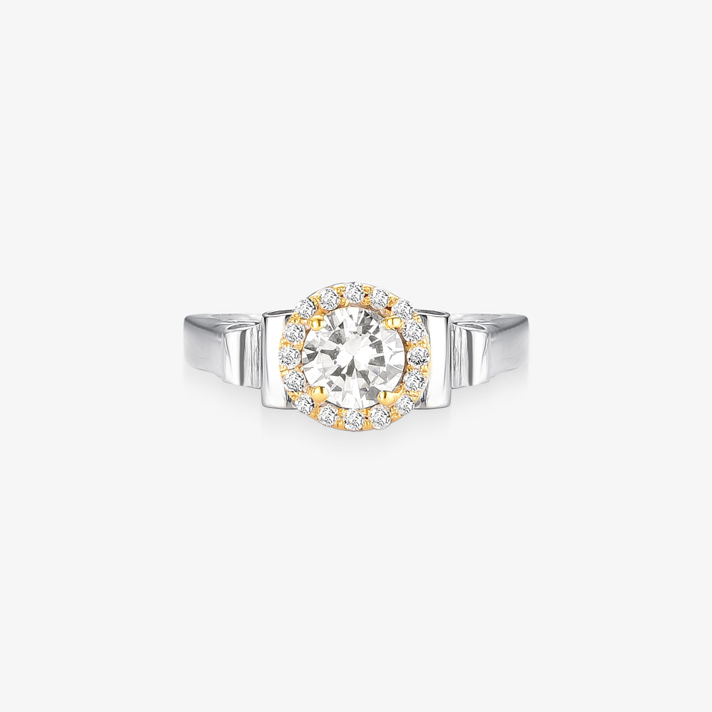 Anel Magnifique com Diamante em Ouro Amarelo 18K