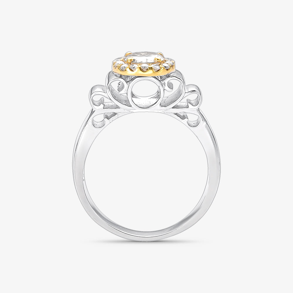 Anel Magnifique com Diamante em Ouro Amarelo 18K