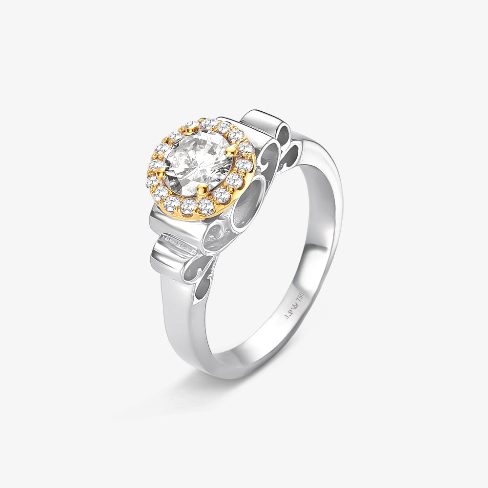 Anel Magnifique com Diamante em Ouro Amarelo 18K