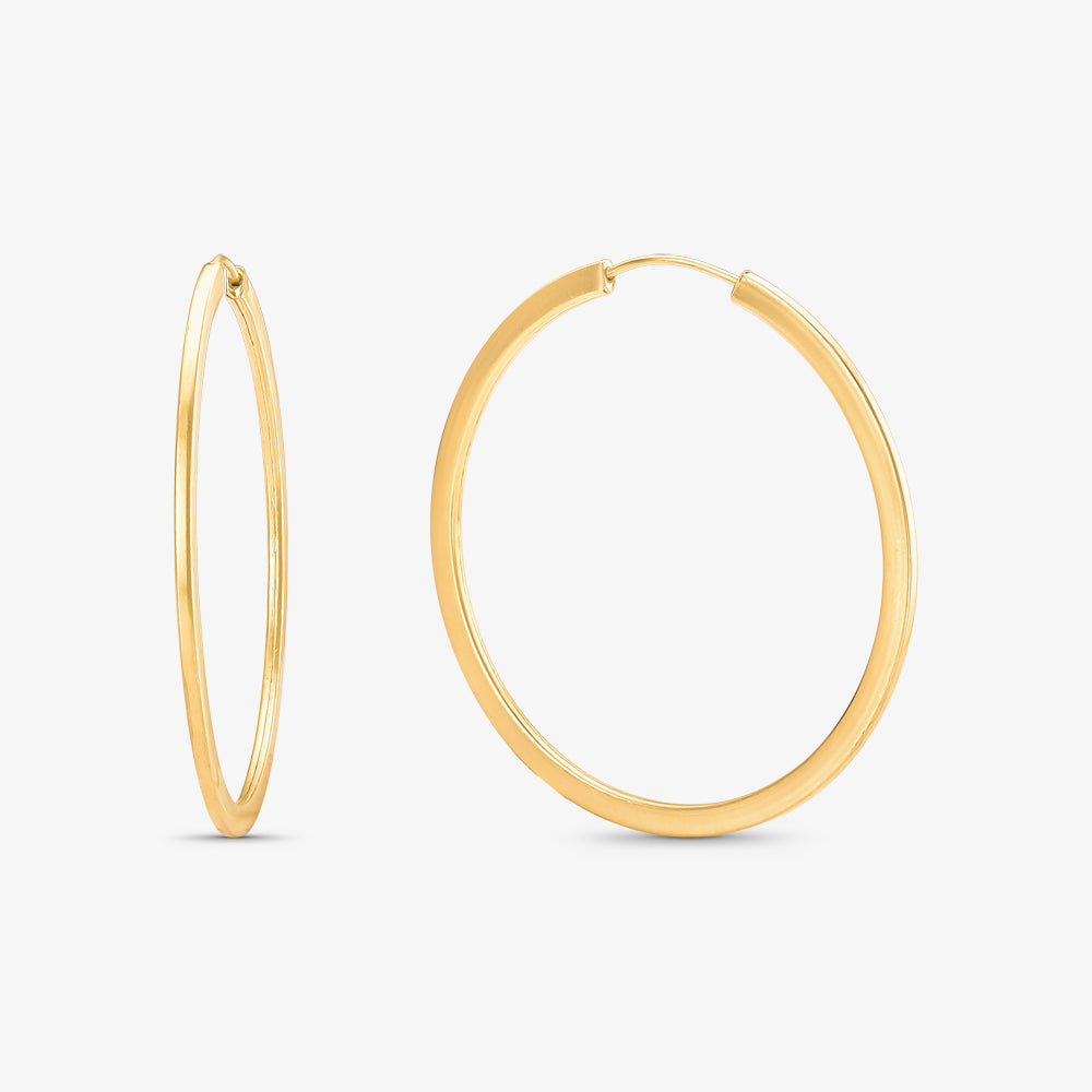 Brinco Argola 30mm em Ouro Amarelo18K