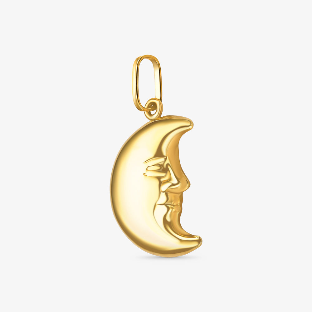 Pingente Meia Lua em Ouro Amarelo 18K