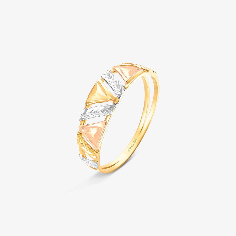 Anel Estamparia em Ouro Amarelo 18K