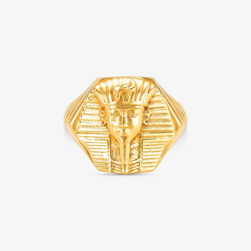 Anel Esfinge em Ouro Amarelo 18K