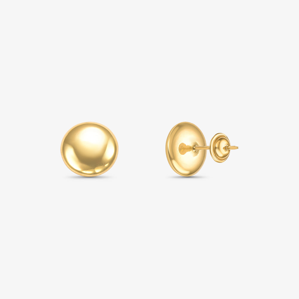 Brinco Lentilha em Ouro Amarelo 18K