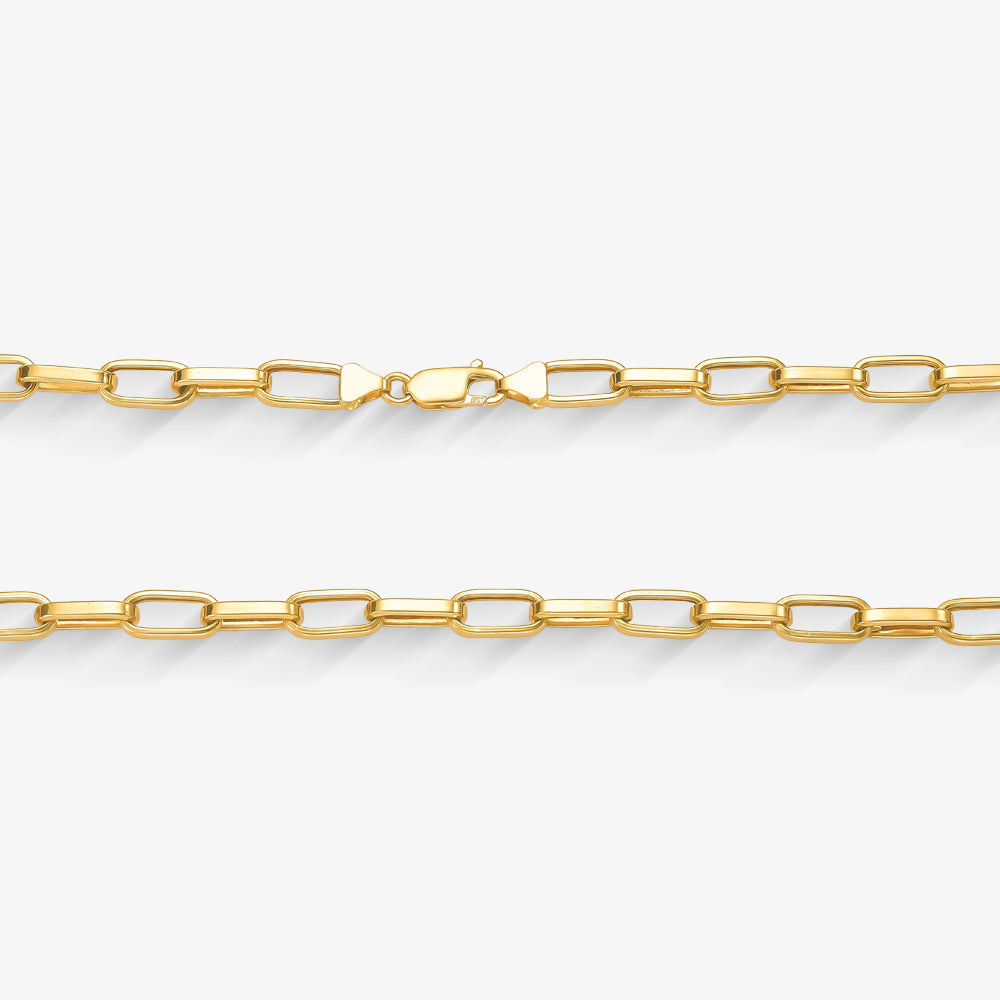 Corrente Cartier Caixa Oca em Ouro Amarelo 18K, 60cm