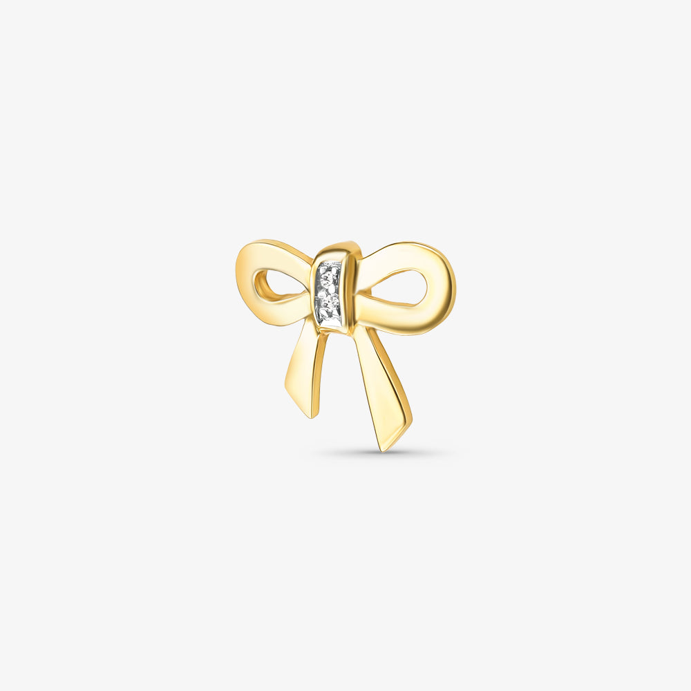 Pingente Laço em Ouro Amarelo 18K