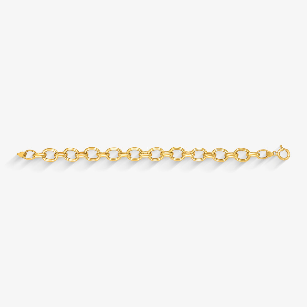 Pulseira Cartier Grossa em Ouro Amarelo 18K, 19cm