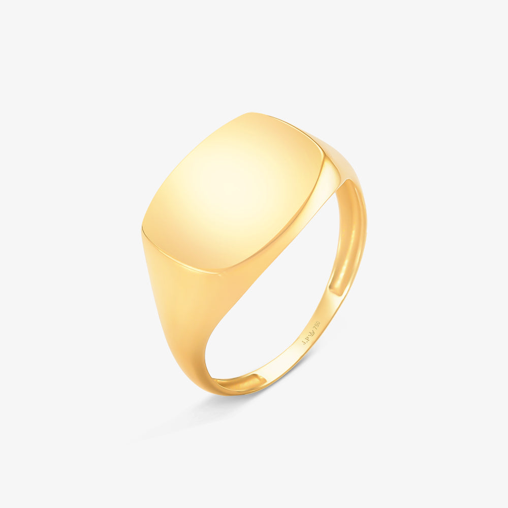 Anel Chapinha II em Ouro Amarelo 18K