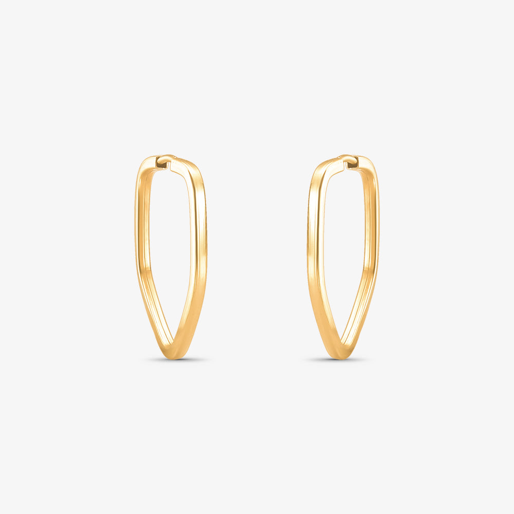 Brinco Argola em Ouro Amarelo 18K