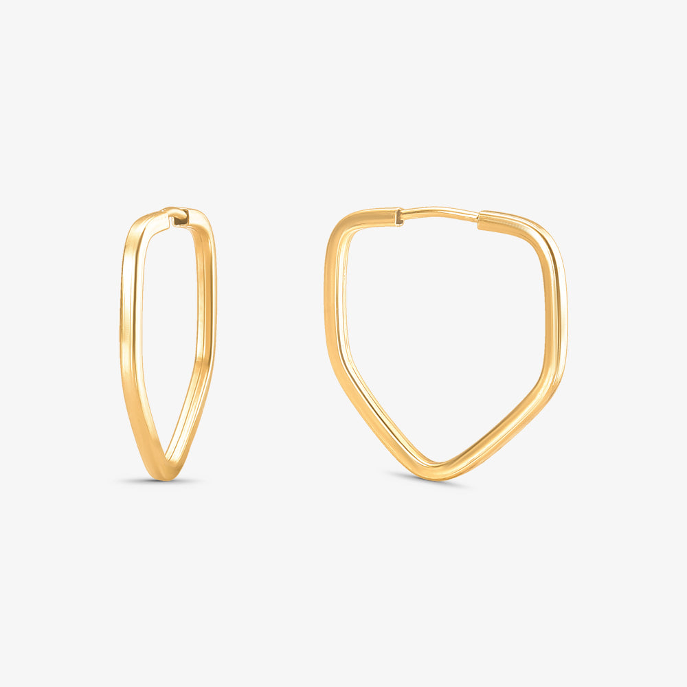 Brinco Argola em Ouro Amarelo 18K