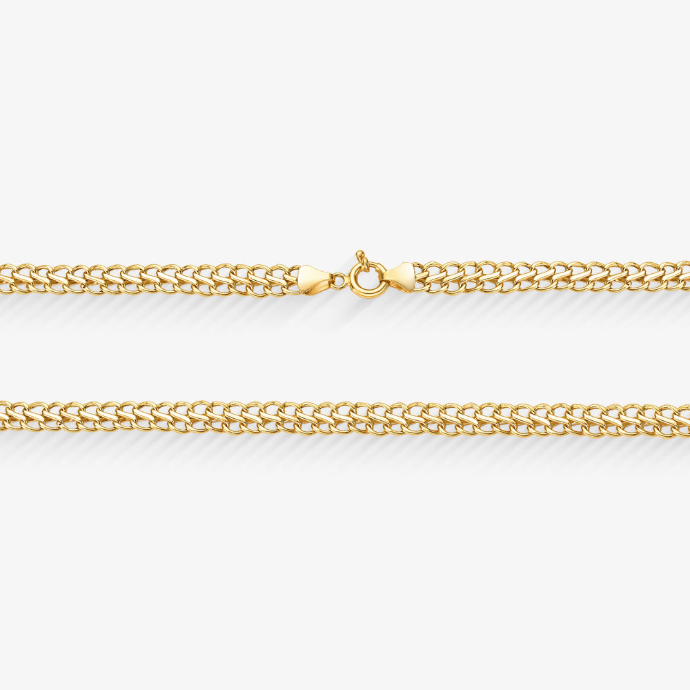 Corrente Lacraia Oca em Ouro Amarelo 18K, 60,5cm