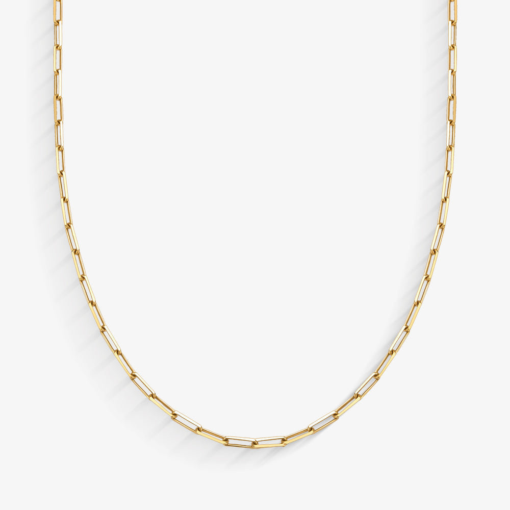 Corrente Cartier Caixa Fina 50cm em Ouro Amarelo 18K