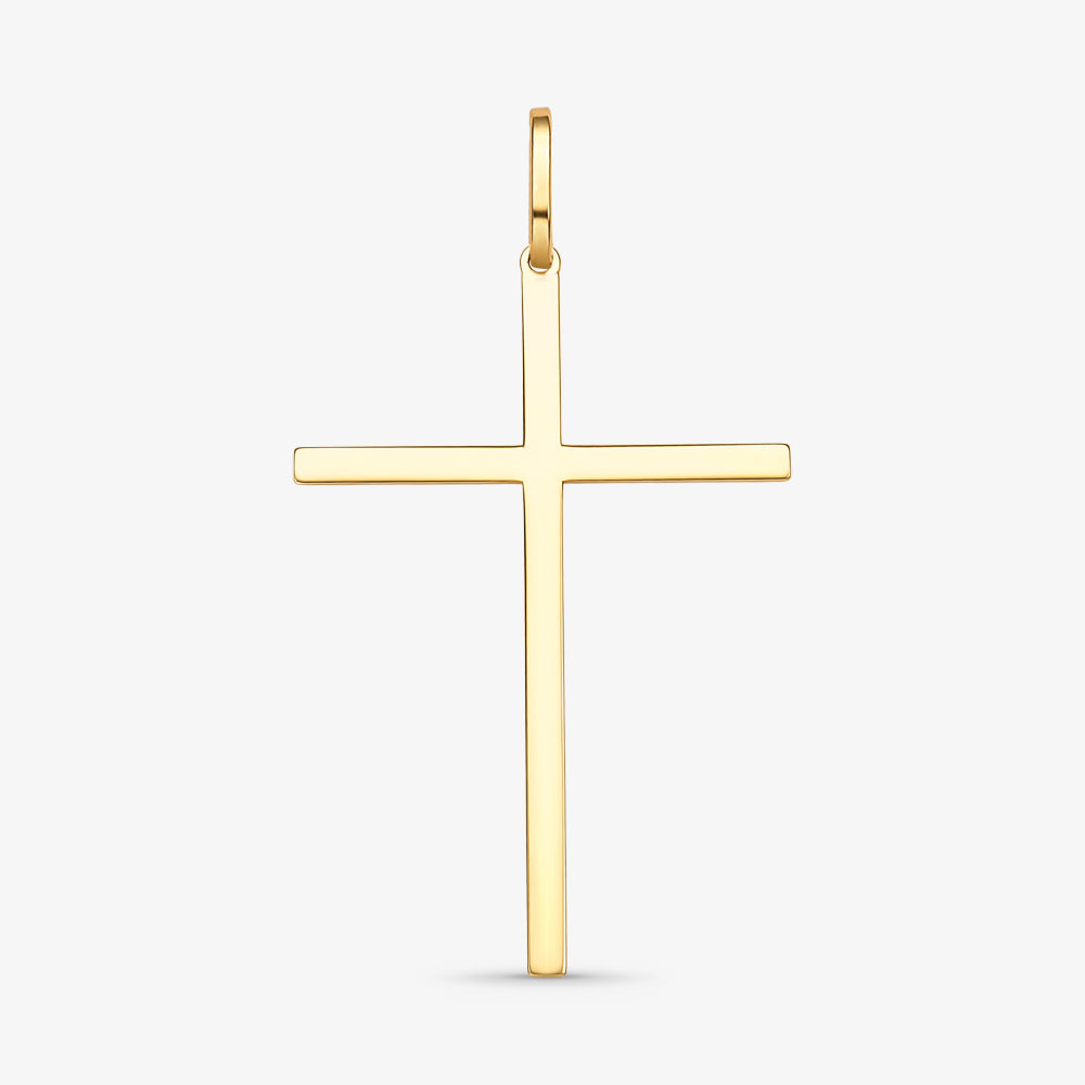 Pingente Cruz Chapada Grande em Ouro Amarelo 18K