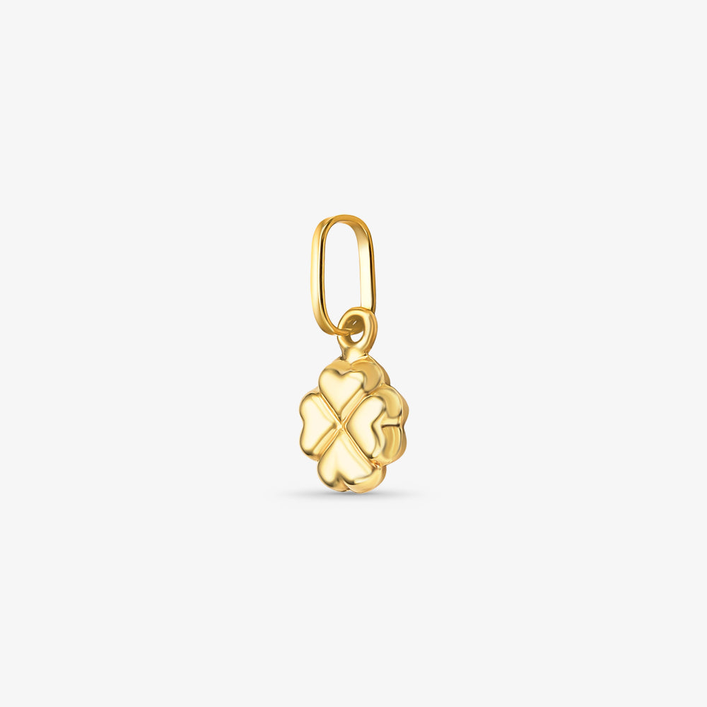 Pingente Mini Trevo em Ouro Amarelo 18K
