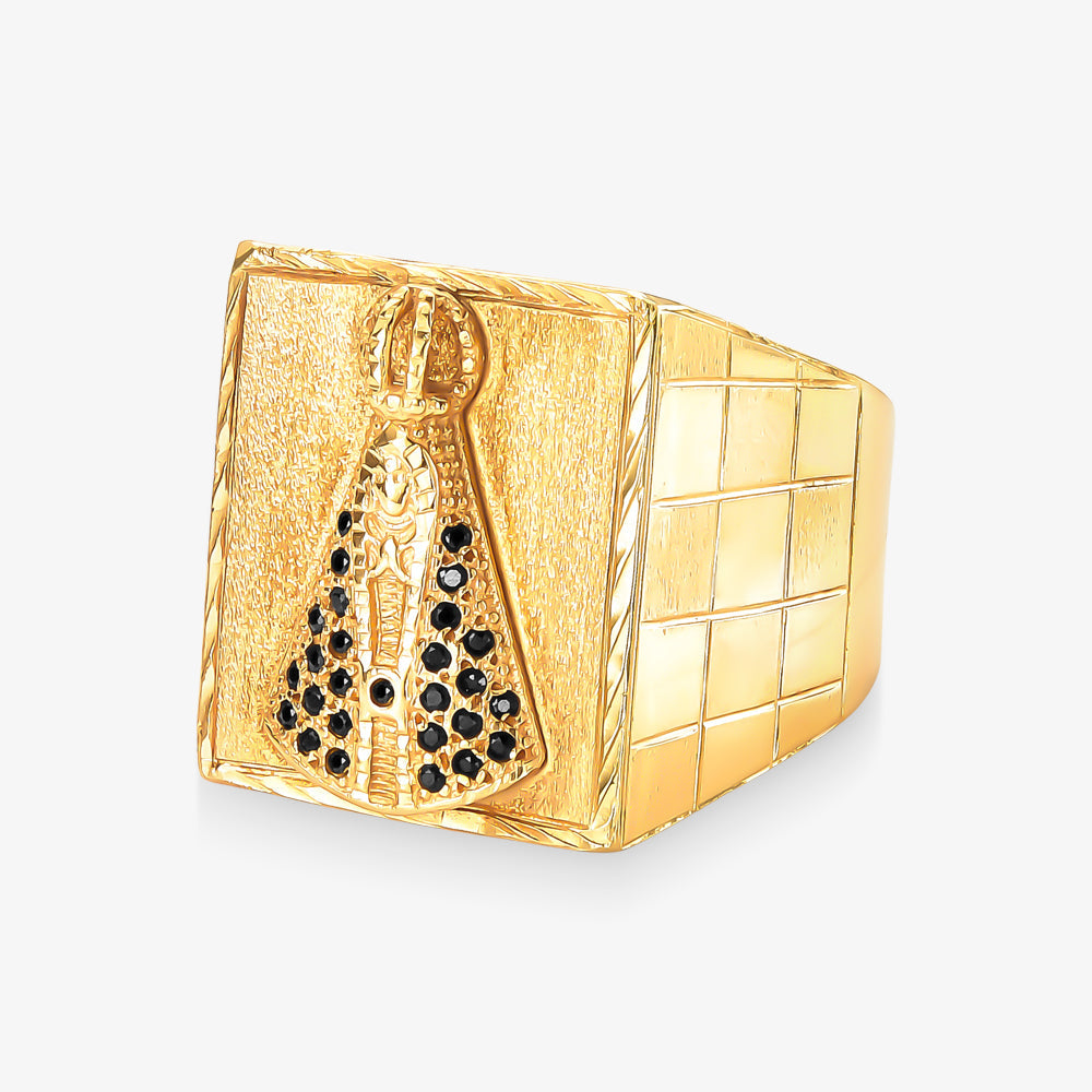 Anel N.S. Aparecida em Ouro Amarelo 18K
