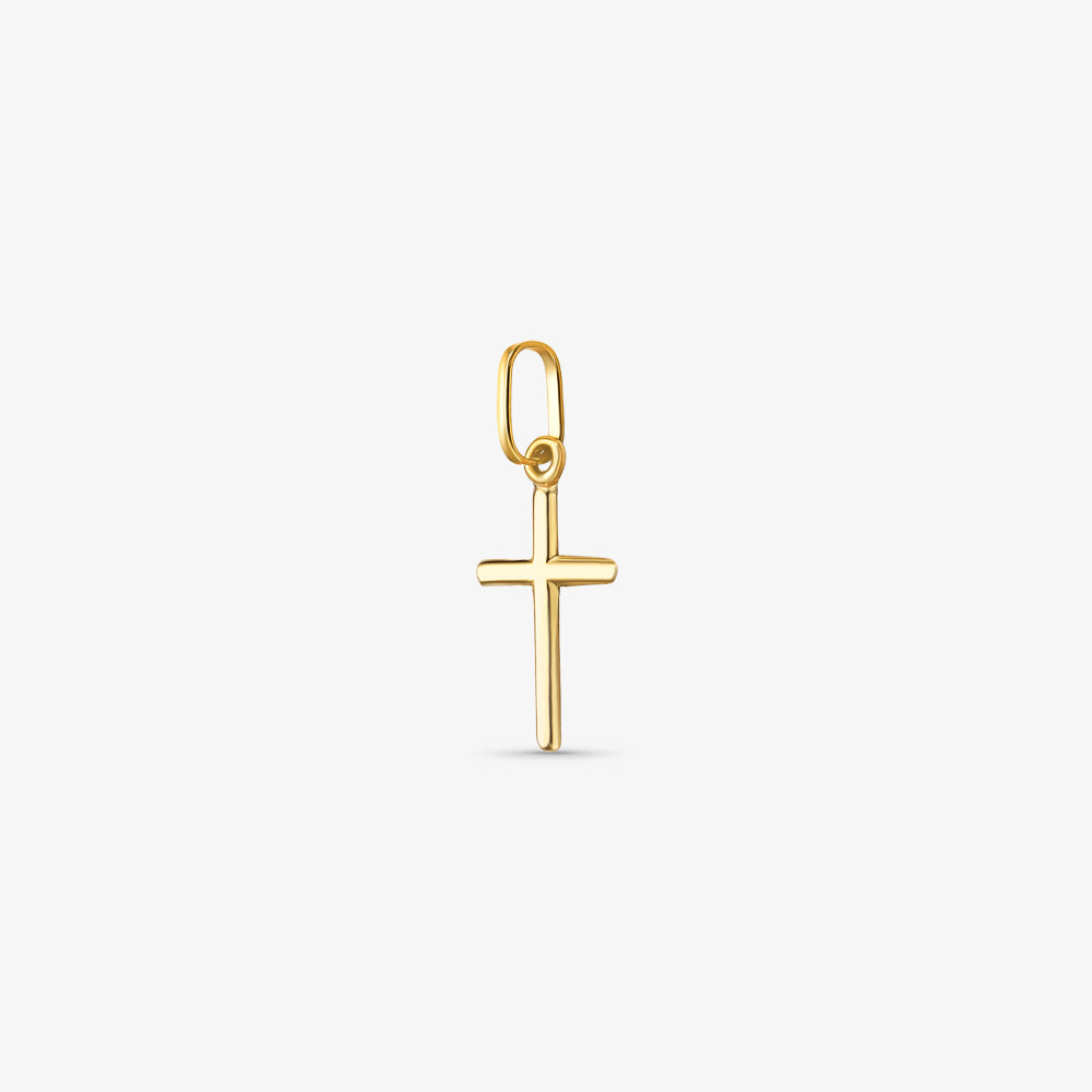 Pingente Cruz I em Ouro Amarelo 18K