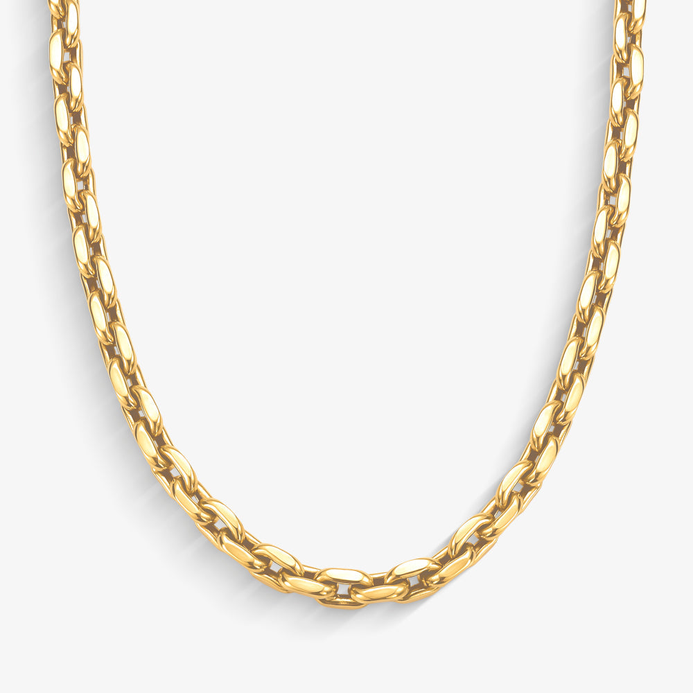 Corrente Cartier Cadeado em Ouro Amarelo 18K, 70cm