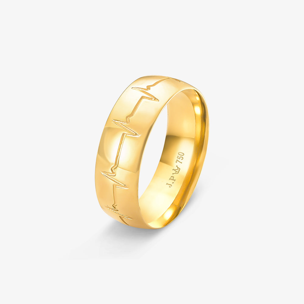Aliança Comfort em Ouro Amarelo 18K, 6,40mm