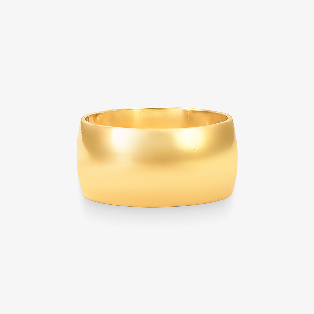 Aliança Lisa Comfort em Ouro Amarelo 18K, 9,90mm