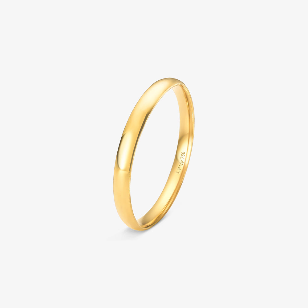 Aliança Love Lisa Comfort em Ouro Amarelo 18K, 2mm