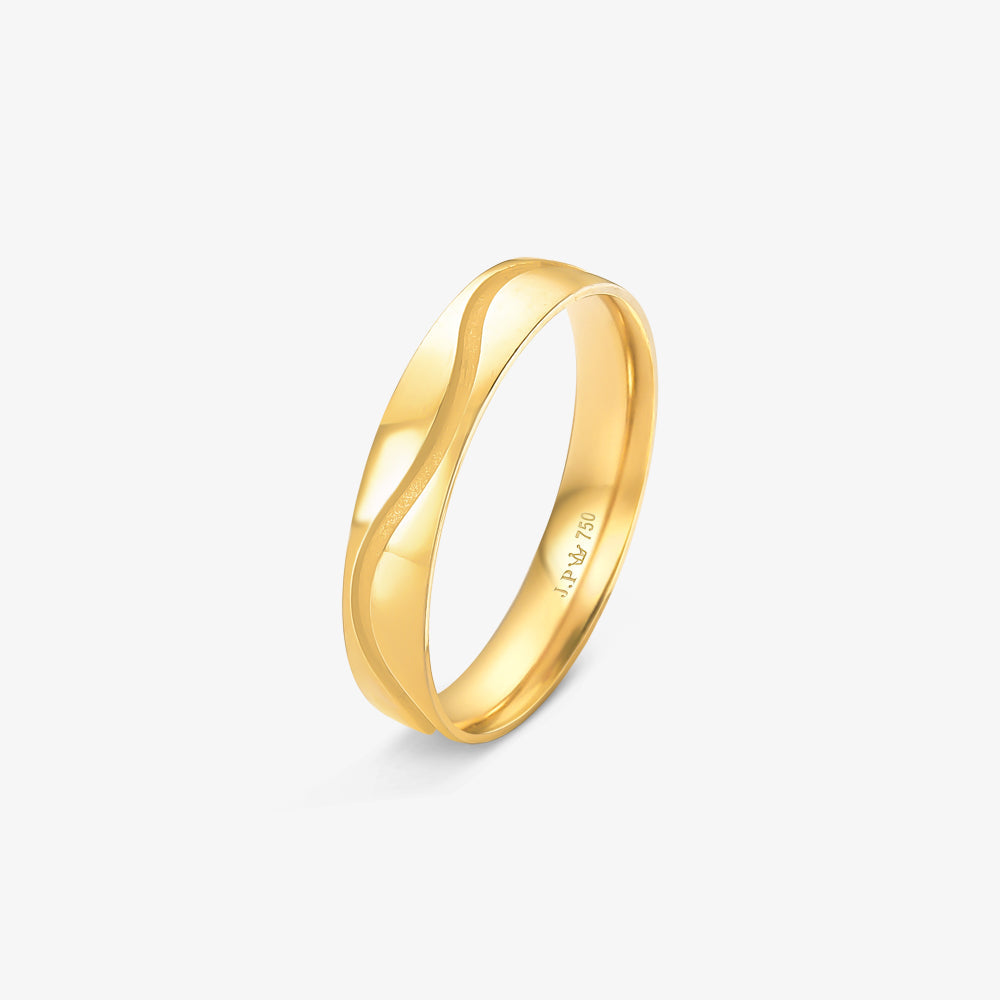 Aliança Comfort em Ouro Amarelo 18K, 4mm