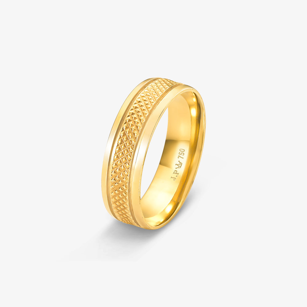Aliança Reta em Ouro Amarelo 18K, 5,60mm